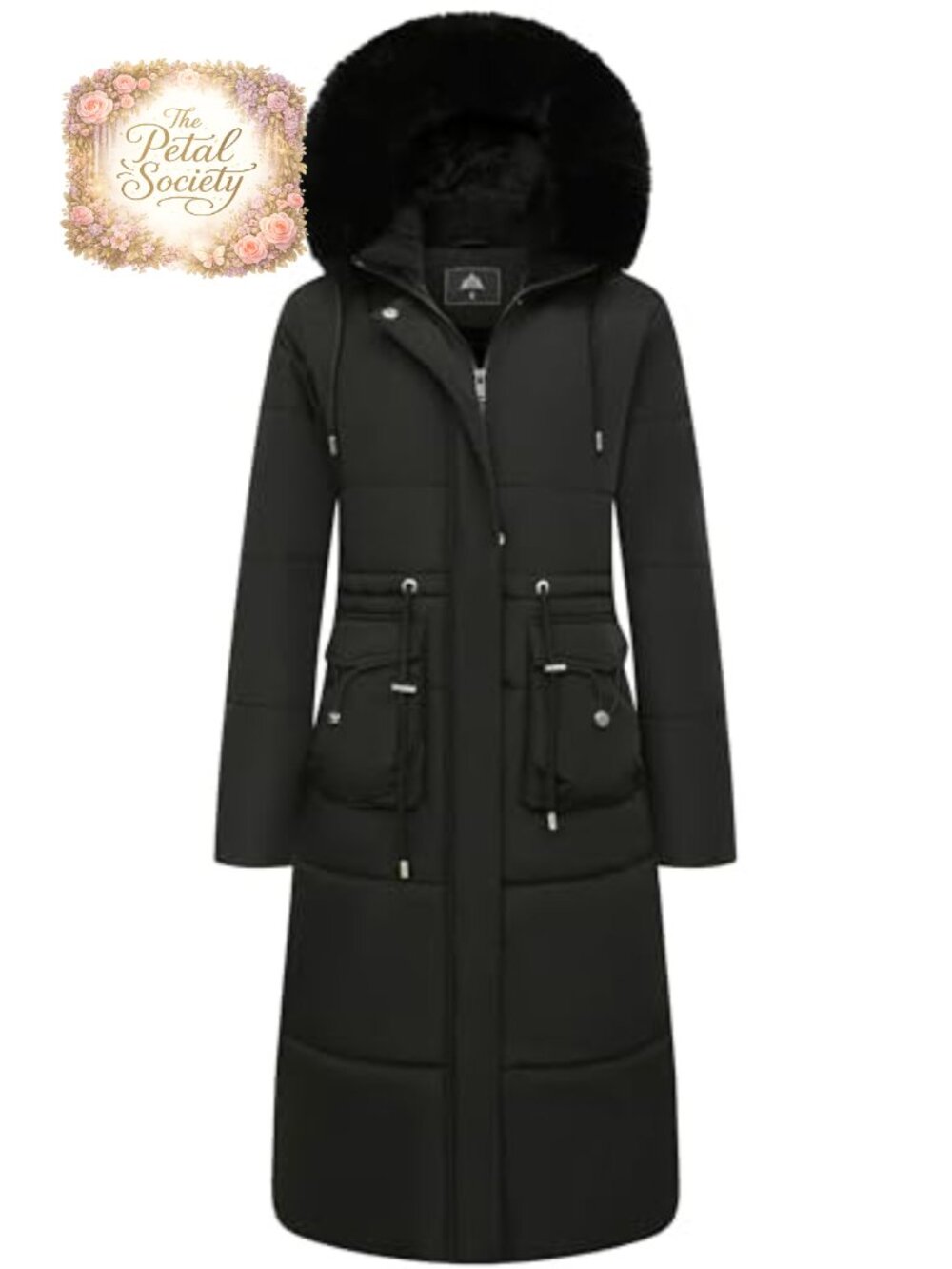 MOERDENG Women's Long Winter Puffer Coat Waterproof Warm Maxi Down Jacket